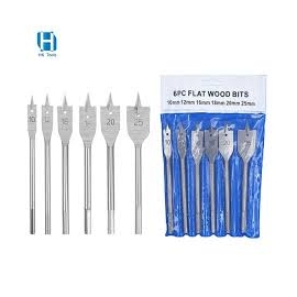 6 piece Wood spade bit set BT02622A