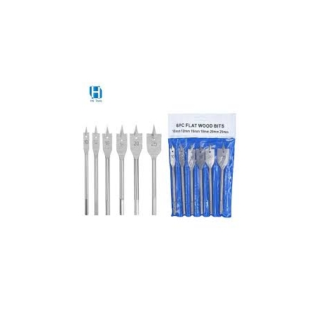 6 piece Wood spade bit set BT02622A