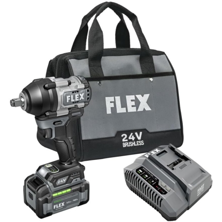 Flex tools 1/2'' drive impact wrench kit FX1451-1C