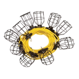 Rallonge 50' 12J avec cages pour lampes/ampoules (140520)