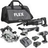 FLEX tools 4 piece combo kit FXM402-2B