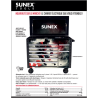 Limited Edition Sunex 50 inch 7 drawer Power Cart SUN8065PCBKHKY1
