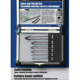 6 Pc Glass and Tile Bit Set   36019