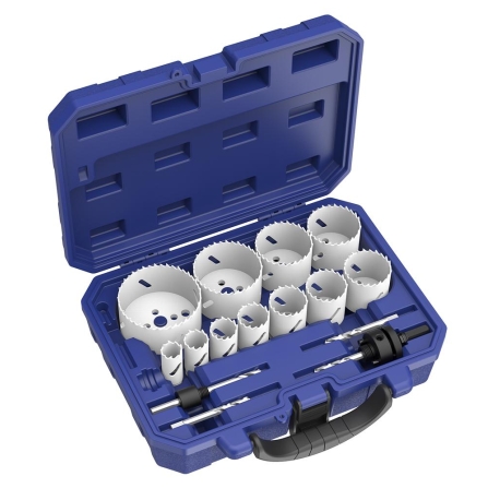 15 pc bi-metal holesaw kit  40928