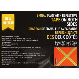 High visibility flag flyer 116641