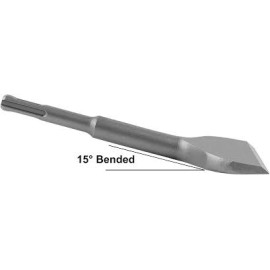 SDS Plus curved chisel 3'' x 10'' BTSDSPC3-10