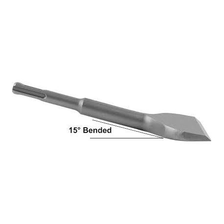 SDS Plus curved chisel 3'' x 10'' BTSDSPC3-10