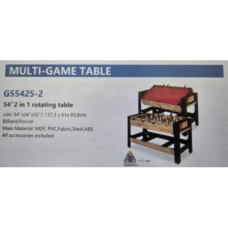Multiple Game Table  GM55425-2