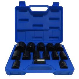 15 pc shallow metric impact socket set 1/2'' drive 701575