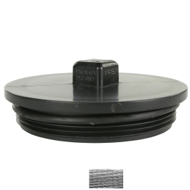 ABS MPT Plug 4'' Black 84060274
