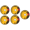 5 x DEWALT DW8065 7 x.045 x 7/8-in Type 01 Aluminum Oxide Thin Cut off Wheel for Metal