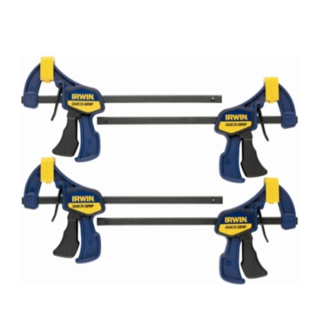 Ensemble de 4 mini serre-joint Irwin Quick-Grip résine 1964758