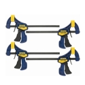 Ensemble de 4 mini serre-joint Irwin Quick-Grip résine 1964758