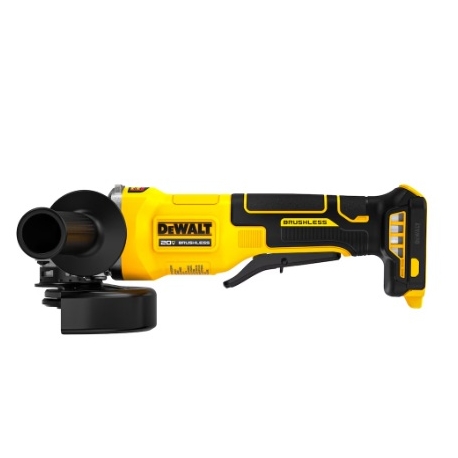 DEWALT Meuleuse d'angle sans fil 20 V MAX 4 1/2-po à interrupteur à palette (DCF408B)