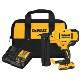 DEWALT Cloueuse bradée sans fil 20V MAX au lithium-ion de calibre 18 avec batterie 2Ah, DCN680D1