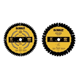 DEWALT 12 in. 40T / 60T General Purpose Combo Pack (DWA112CMB)