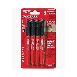 4 pc Milwaukee tough markers MLW48-22-3104