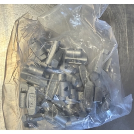 IAW 15 g Clip-On Wheel Weights – Zinc Plated (Pack of 25)