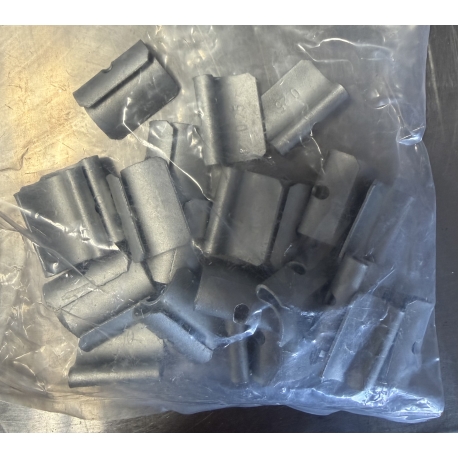 Plombs à balancer réguliers 0.25 oz à clip – Plaqués zinc (Paquet de 25)