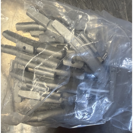 Plombs à balancer réguliers 1,75 oz à clip – Plaqués zinc (Paquet de 25)