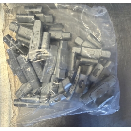 Plombs à balancer FN 30 g à clip – Plaqués zinc (Paquet de 25)