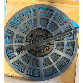 Roulettes PC 0,25 oz pesé collé – Noir – Peintes (Rouleau de 850 pcs)