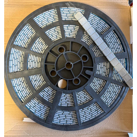 PC 0.25 oz Stick-On Wheel Weights – Grey – Painted (850 pcs Roll)