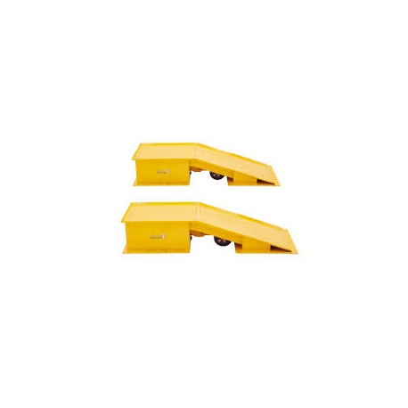 Retractable Crash Ramp Heavy Duty Retractable steel truck ramp set BTR20T