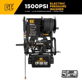 BE 1500psi 1.5hp electric pressure washer P1515