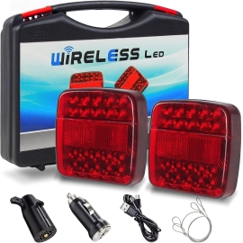 Wireless LED trailer lights with magnetic base  BT300