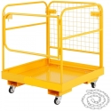 Forklift safety Cage 36'' with universal wheels BT320