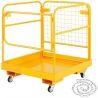 Forklift safety Cage 36'' with universal wheels BT320