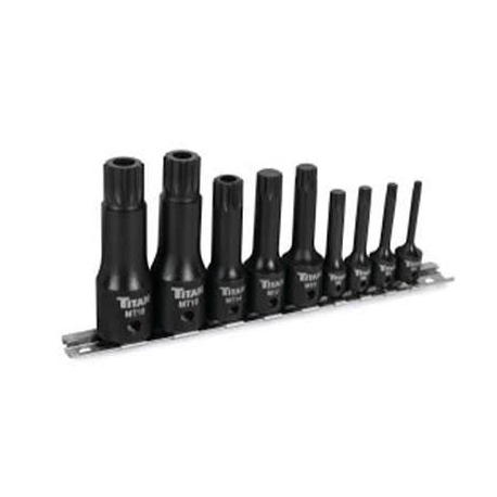 9 pc triple square impact socket set 49009