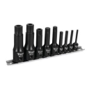 9 pc triple square impact socket set 49009