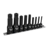 9 pc triple square impact socket set 49009