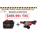MILWAUKEE 48-11-1813 12.0 M18 BATTERY + 2880-20 GRINDER
