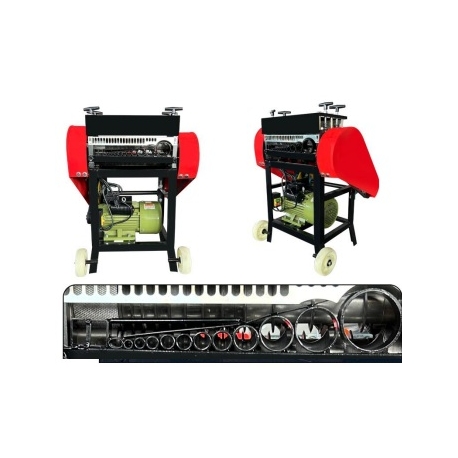 DÉNUDEUSE KOA (Moteur 220V x 60hz) -Double Axis Double LAMES