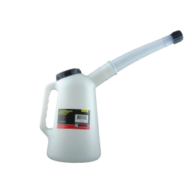 Plastic measure flex spout with lid 1 liter 74649