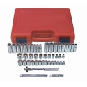 Complete 3/8'' drive SAE/MM socket set 22547