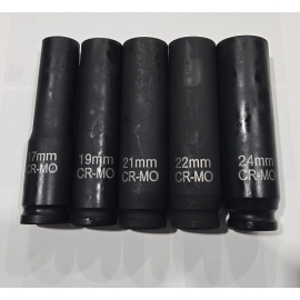 5 piece extra deep impact socket set  BTXD5