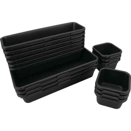 16 piece Drawer Organizer Locking bin set W1570
