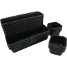 16 piece Drawer Organizer Locking bin set W1570