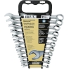Titan 17328mm Raised Panel Combo Wrench Set, 11 Piece