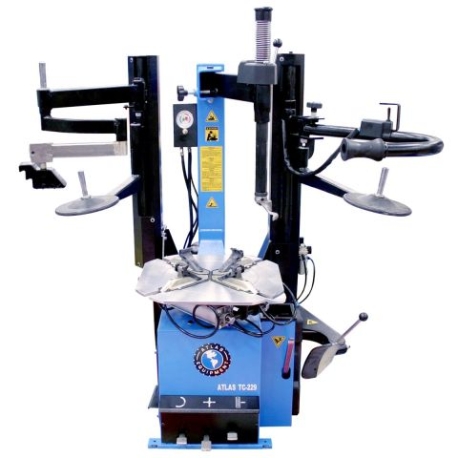Atlas Automotive Equipment TC229DAA Rim-Clamp Tire Changer with Dual Assist Arms