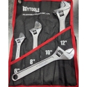 4 piece adjustable wrench set 66180