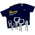 IRWIN 5 piece locking plier set with PROMO  74D