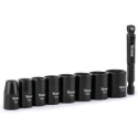 Socket set 1/4'' metric Titan tools 46201