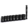 Socket set 1/4'' metric Titan tools 46201