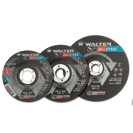 Walter 5" X 1/8 X 7/8 GR CUTTING/GRINDING DISC A30AS TYPE 27 - 08C502