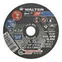 Walter ZIP CUTTING WHEELS 2" X 1/2" 5/16TR TYPE1 A-24-ZIP - 11L251